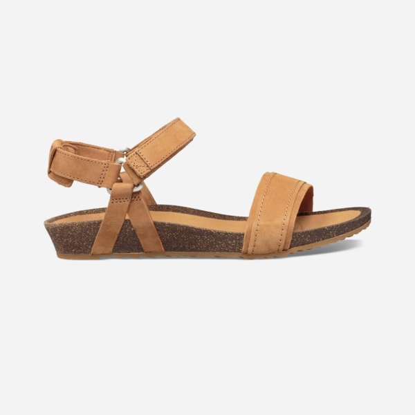 Hungary Teva Mahonia Stitch - Női Wedge Szandál Barna - 028-JZDSW